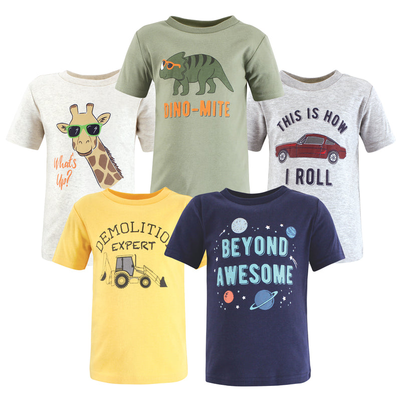 Hudson Baby Short Sleeve T-Shirts, Beyond Awesome