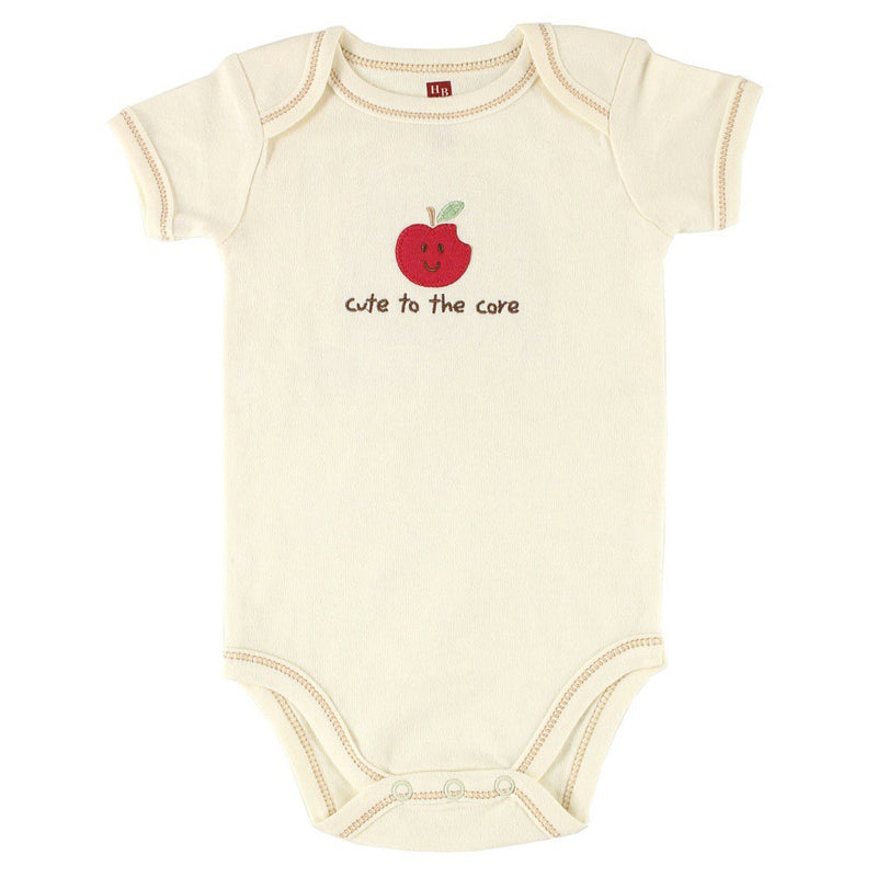 Touched by Nature Organic Cotton Bodysuits, Apple