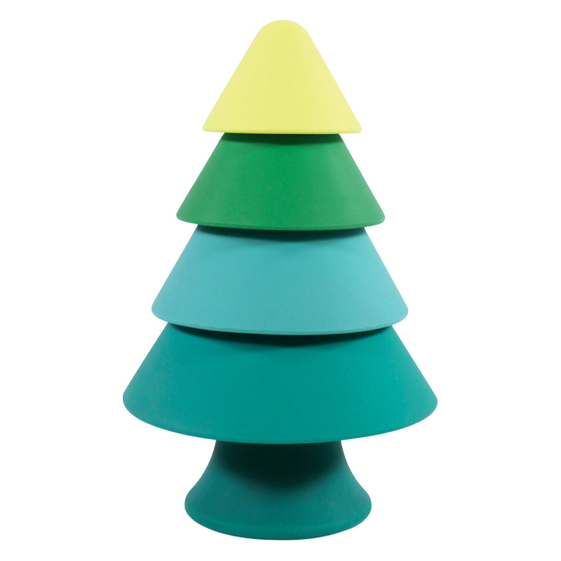 Hudson Baby Silicone Stacking Toy, Tree