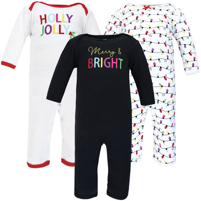Hudson Baby Cotton Coveralls, Merry And Bright