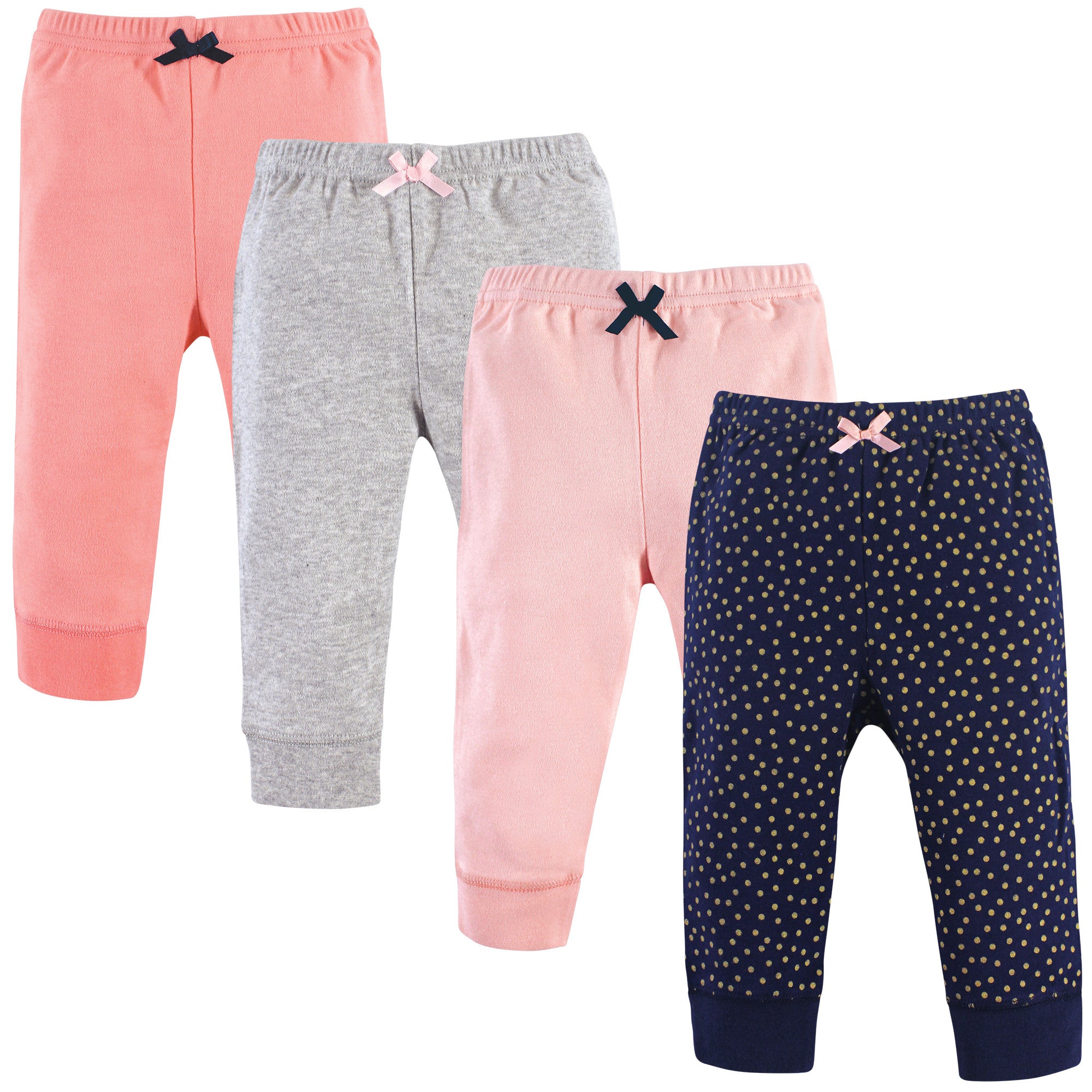 Luvable Friends Cotton Pants, Gold Dot