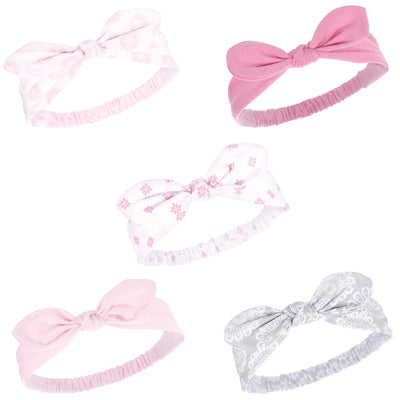 Hudson Baby Cotton and Synthetic Headbands, Lace Medallion