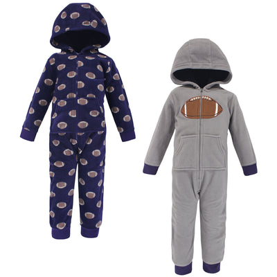 Hudson Baby Fleece Jumpsuits, Coveralls, and Playsuits, Football Toddler