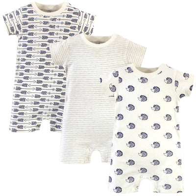 Touched by Nature Organic Cotton Rompers, HedgehogÂ 
