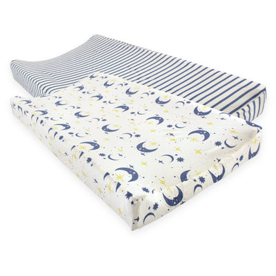 Touched by Nature Organic Cotton Changing Pad Cover, Moon