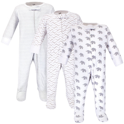 Touched by Nature Organic Cotton Sleep and Play, Marching Elephant