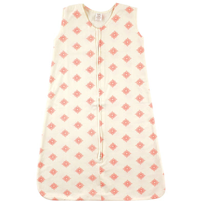 Touched by Nature Organic Cotton Sleeveless Wearable Sleeping Bag, Sack, Blanket, Dainty Rosette