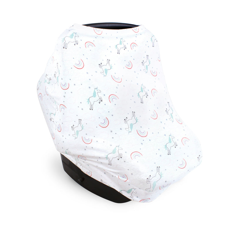 Hudson Baby Multi-use Car Seat Canopy, Glitter Unicorn