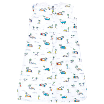 Hudson Baby Cotton Sleeveless Wearable Sleeping Bag, Sack, Blanket, Surfer Dude