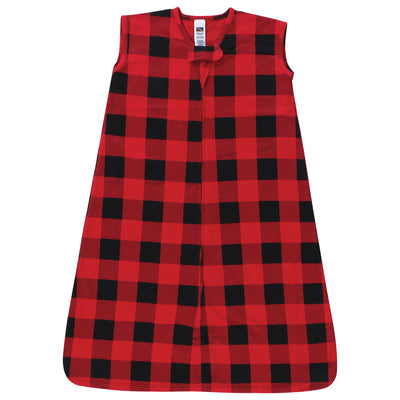 Hudson Baby Cotton Sleeveless Wearable Sleeping Bag, Sack, Blanket, Buffalo Plaid