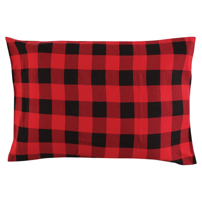 Hudson Baby Cotton Toddler Pillow Case, Buffalo Plaid