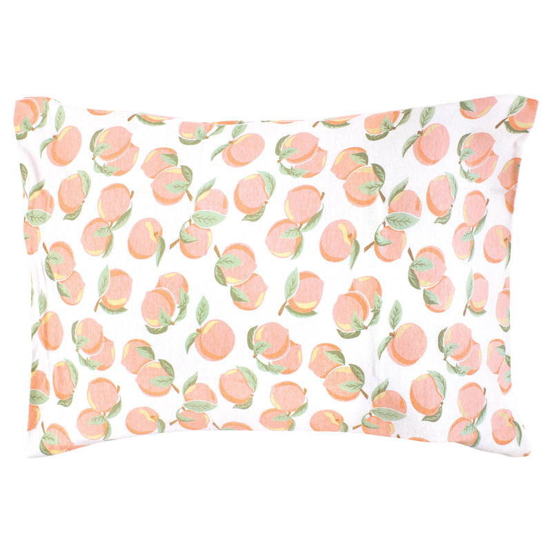 Hudson Baby Cotton Toddler Pillow Case, Peach