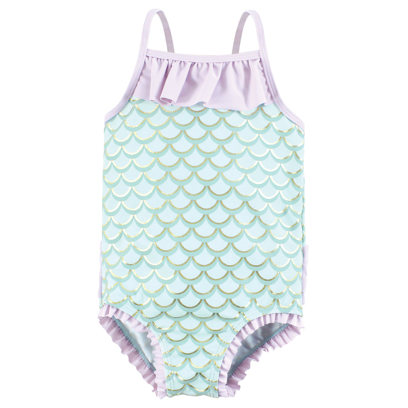 Hudson Baby Baby and Toddler Swimsuit, Mermaid