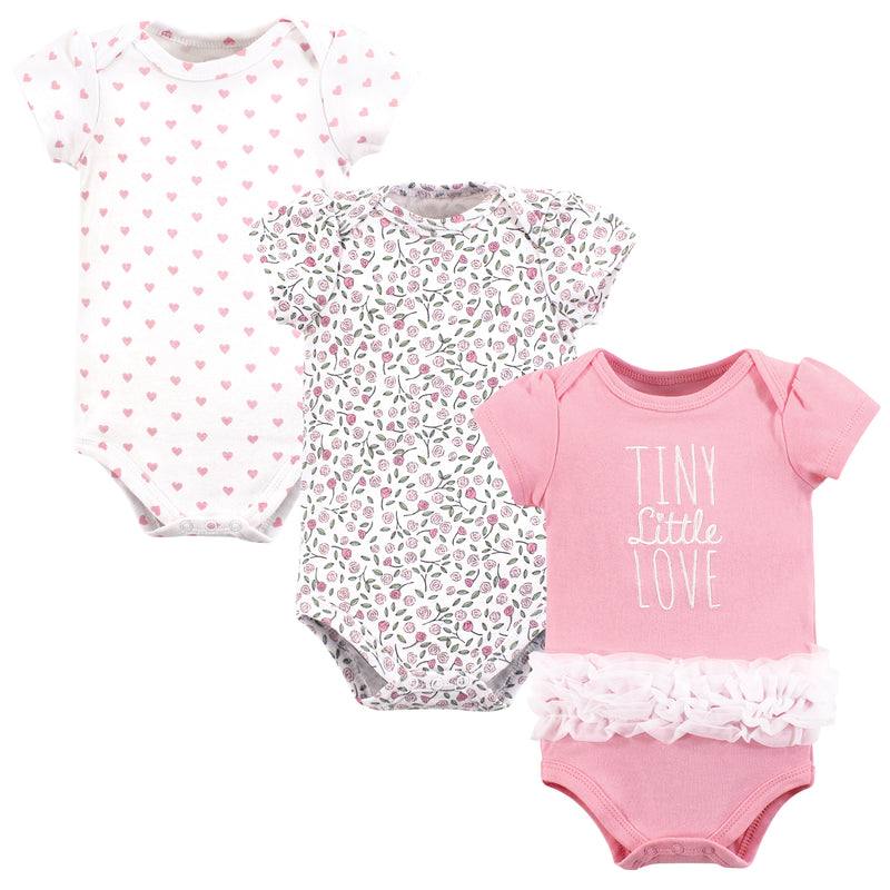 Hudson Baby Cotton Bodysuits, Tiny Little Love Tutu