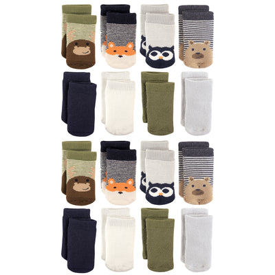 Luvable Friends Fun Essential Socks, Fox Owl