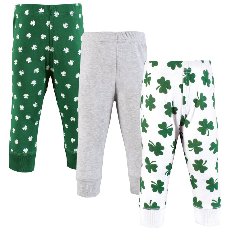 Hudson Baby Cotton Pants and Leggings, Lucky Charm