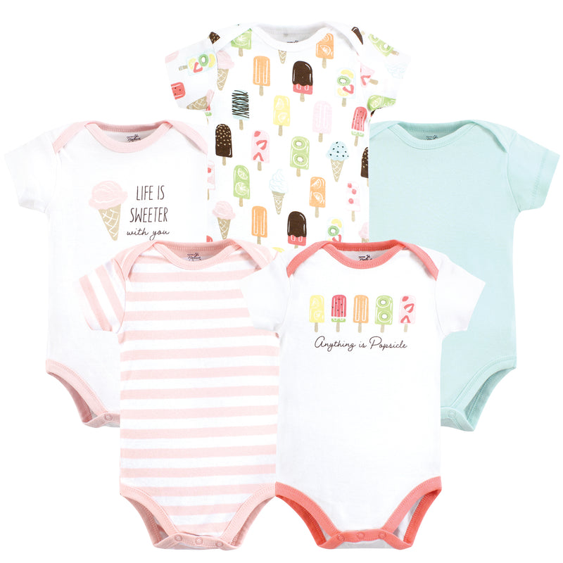 Touched by Nature Organic Cotton Bodysuits, Popsicle