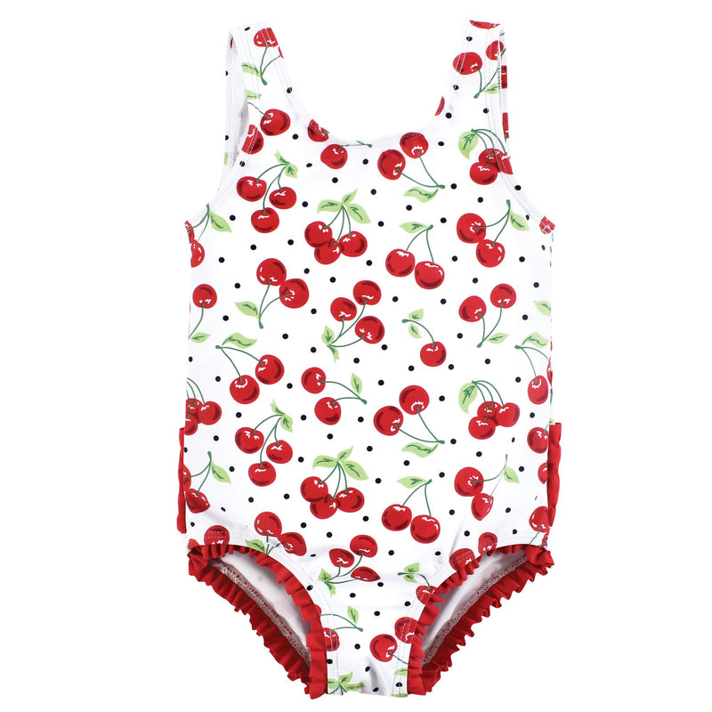 Hudson Baby Toddler Swimsuit, Cherries