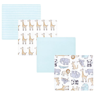 Hudson Baby Cotton Flannel Receiving Blankets, Kangaroo