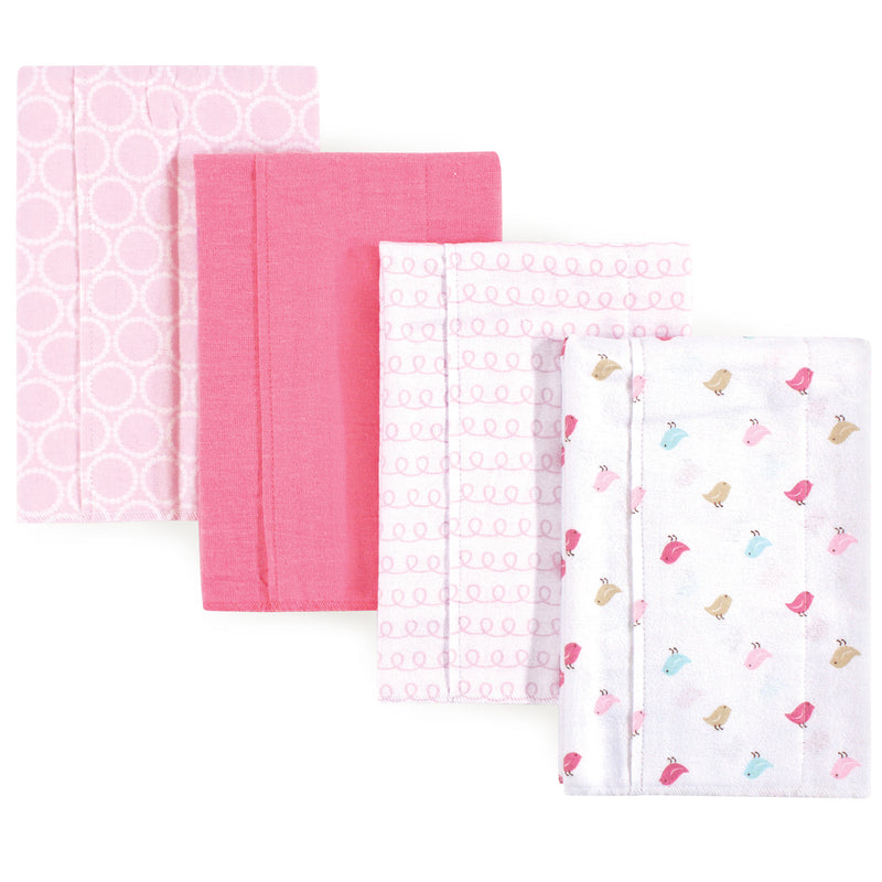 Luvable Friends Cotton Flannel Burp Cloths, Birdies