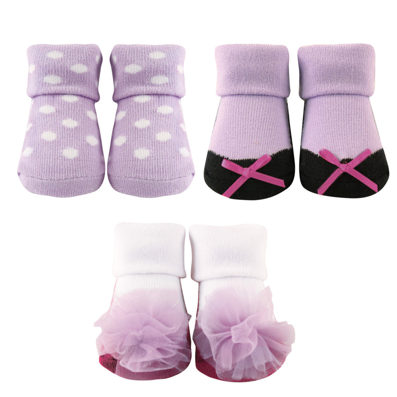 Luvable Friends Socks Giftset, Lilac