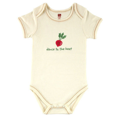 Touched by Nature Organic Cotton Bodysuits, Beet