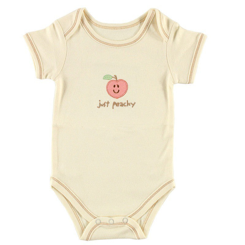 Touched by Nature Organic Cotton Bodysuits, Peach
