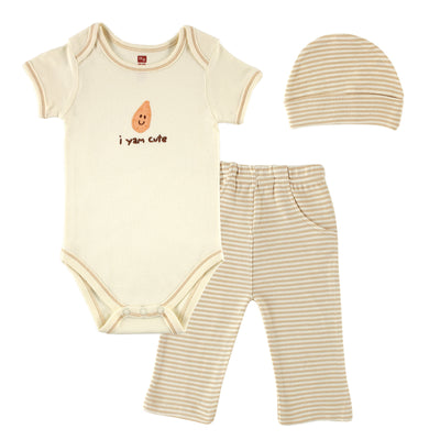 Touched by Nature Organic Cotton Bodysuit and Pant Set, Yam