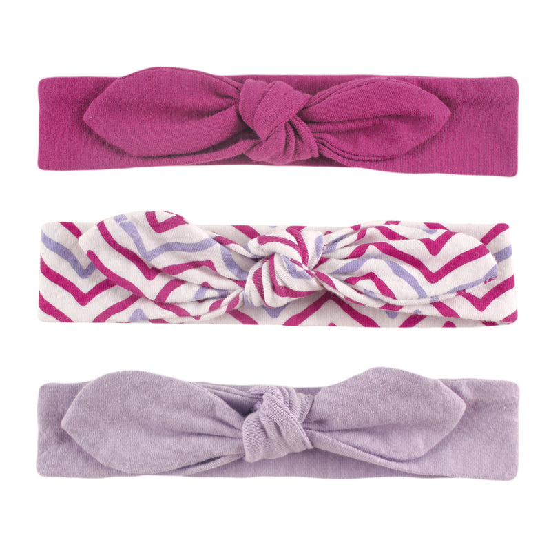 Yoga Sprout Cotton Headbands, Lotus 3-Pack