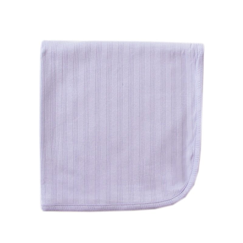 Touched by Nature Organic Cotton Swaddle, Receiving and Multi-purpose Blanket, Lavender