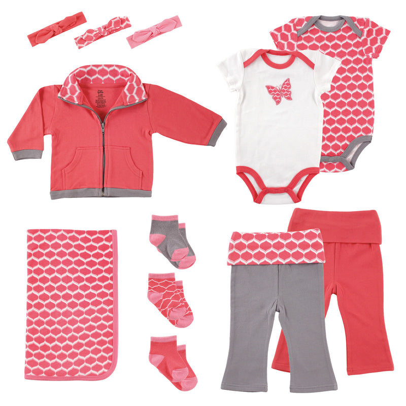 Yoga Sprout Cotton Layette Giftset, Butterfly