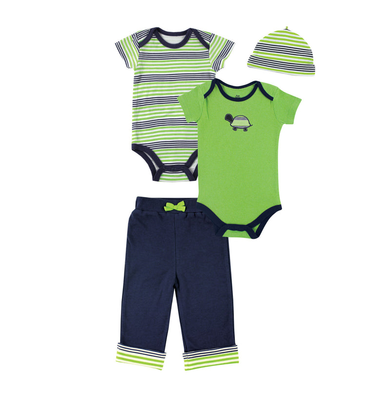 Yoga Sprout Cotton Layette Giftset, Turtle