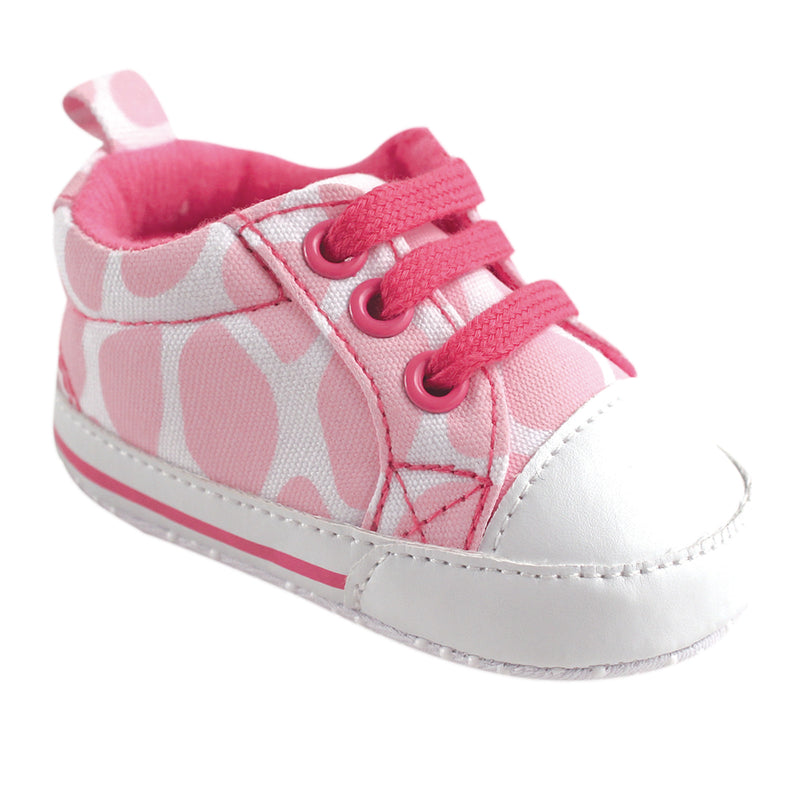 Luvable Friends Crib Shoes, Pink Giraffe