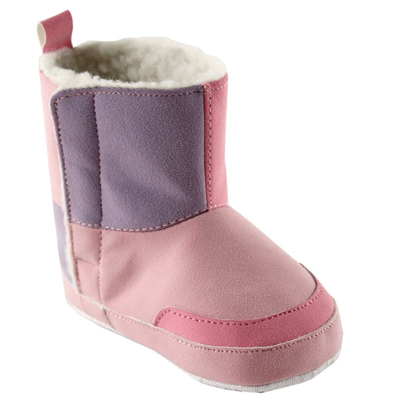 Luvable Friends Crib Shoes, Pink Boots