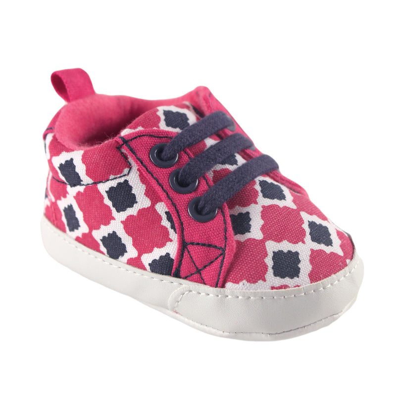 Yoga Sprout Sneakers, Pink Bird