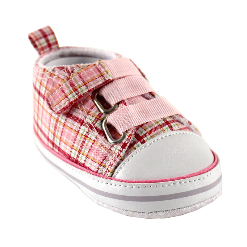 Luvable Friends Crib Shoes, Light Pink Girl