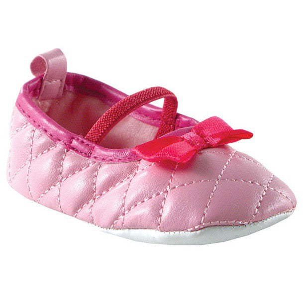 Luvable Friends Crib Shoes, Pink Mary