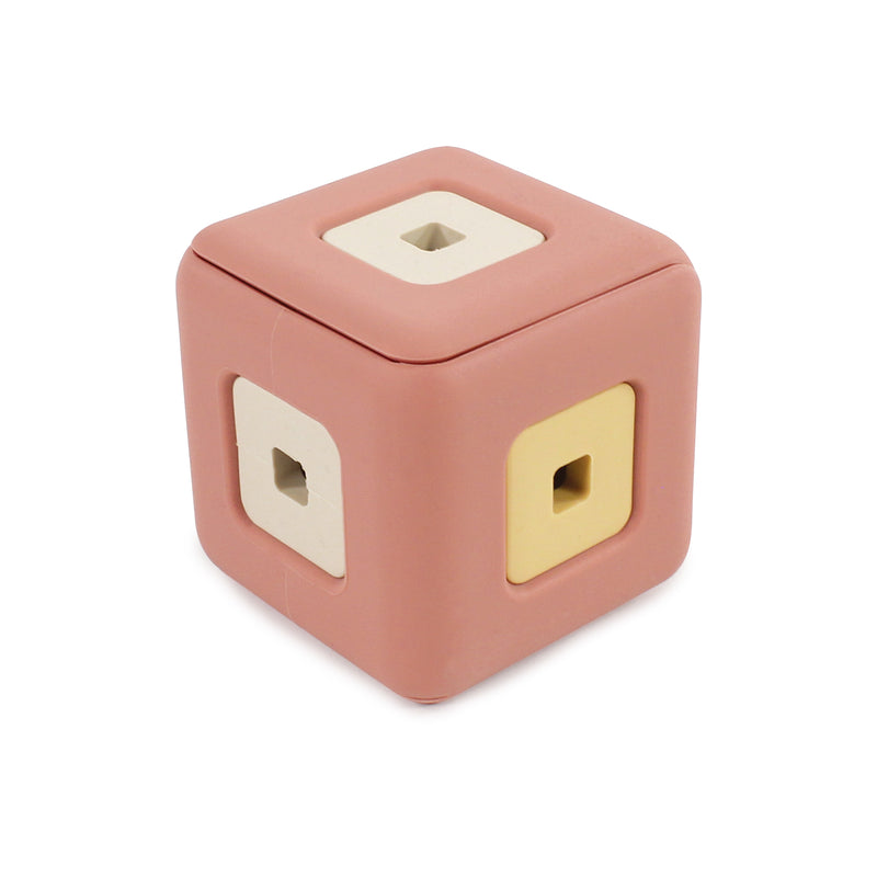 Hudson Baby Silicone Puzzle Cube, Multicolor