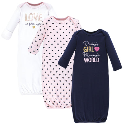 Hudson Baby Cotton Gowns, Love At First Sight