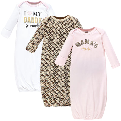 Hudson Baby Cotton Gowns, Leopard Mamas Mini