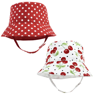 Hudson Baby Sun Protection Hat, Cherries Dot