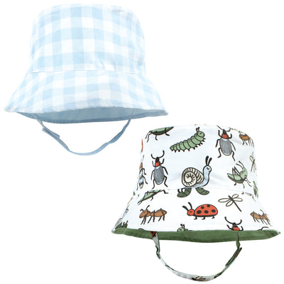 Hudson Baby Sun Protection Hat, Critters Plaid