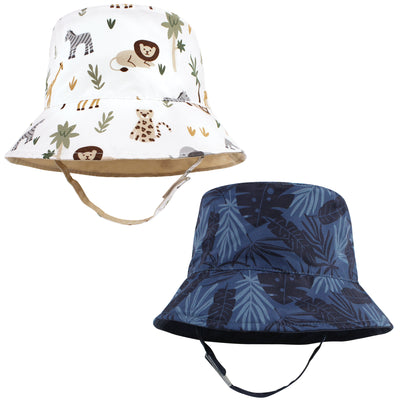 Hudson Baby Sun Protection Hat, Tropical Safari