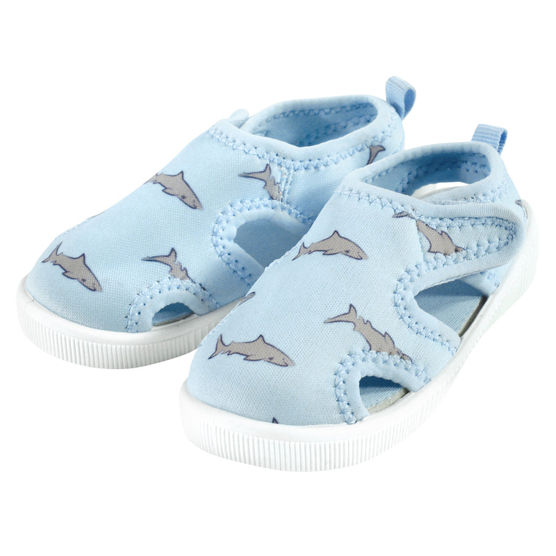 Hudson Baby Sandal and Water Shoe, Blue Shark