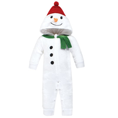 Hudson Baby Plush Jumpsuits, Snowman