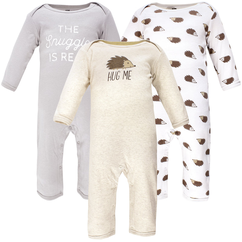 Hudson Baby Cotton Coveralls, Hedgehog