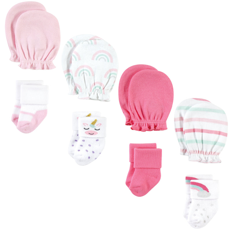 Hudson Baby Socks and Mittens Set, Unicorn