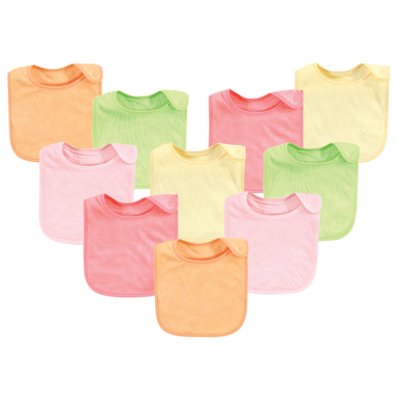 Hudson Baby Rayon from Bamboo Terry Bibs, Citrus
