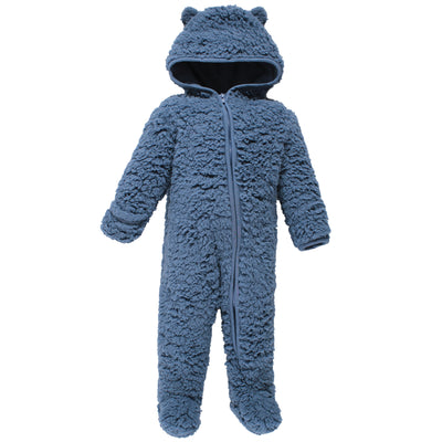 Hudson Baby Fleece Sleep and Play, Coronet Blue