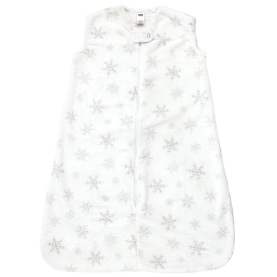 Hudson Baby Plush Sleeping Bag, Sack, Blanket, Sleeveless Snowflakes